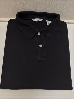 Covington Men's Black Short-Sleeve Polo